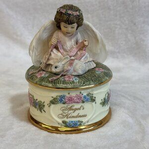 VTG Music Box Angels Kindness by Donna Brooks Heavens Little Guardians Ardleigh‎